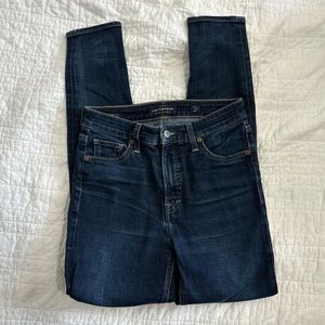 Lucky Brand Bridgette Skinny distressed high rise jeans